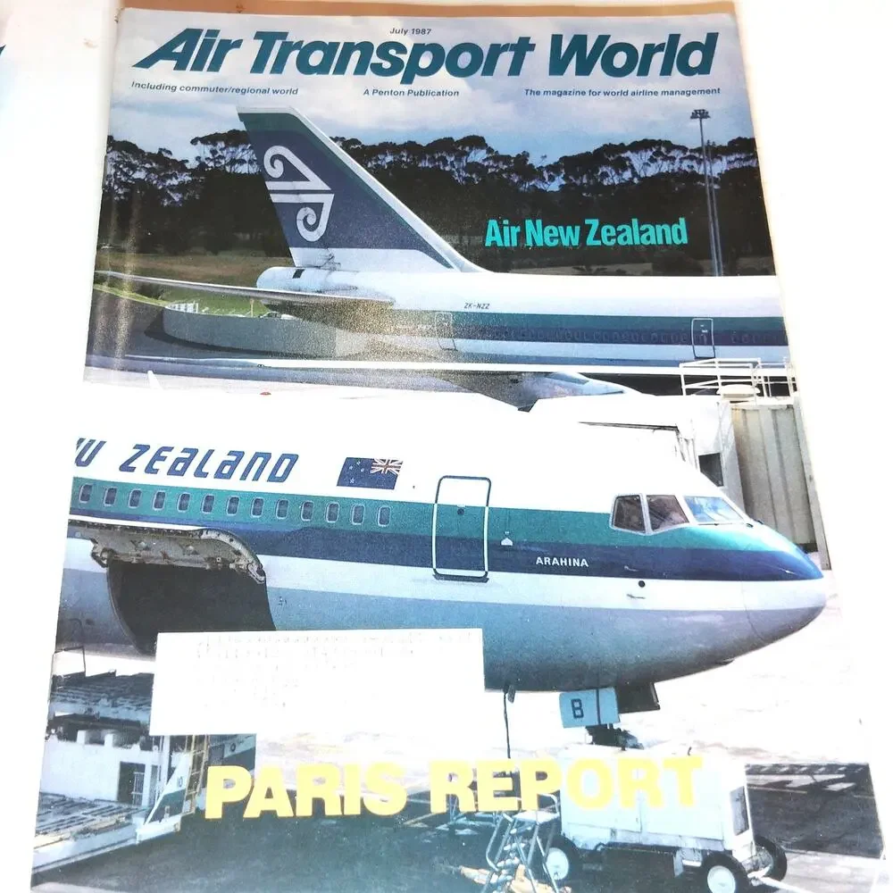 Air Transport World Magazine - July 1987 - New Zealand Aviation Focus